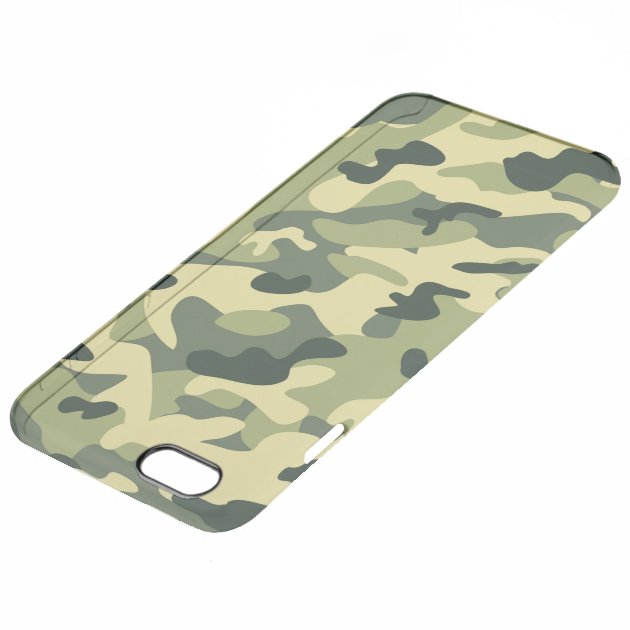 Stylish Manly Camouflage Camo Military Pattern Uncommon Clearlyâ„¢ Deflector iPhone 6 Plus Case-3