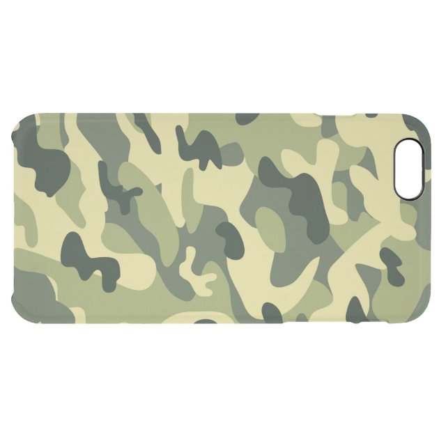Stylish Manly Camouflage Camo Military Pattern Uncommon Clearlyâ„¢ Deflector iPhone 6 Plus Case-5
