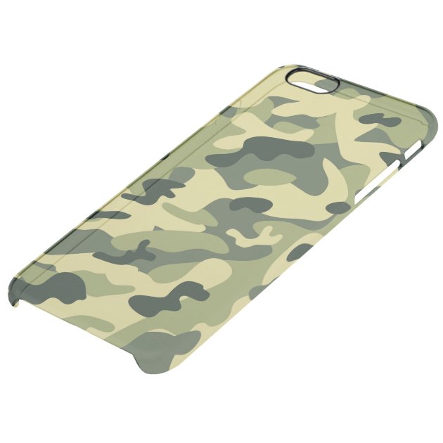 Stylish Manly Camouflage Camo Military Pattern Uncommon Clearlyâ„¢ Deflector iPhone 6 Plus Case-4