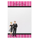 Stylish Martini Couple stationery