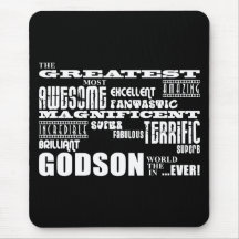 Stylish Modern & Fun Godsons : Greatest Godson Mousepad
