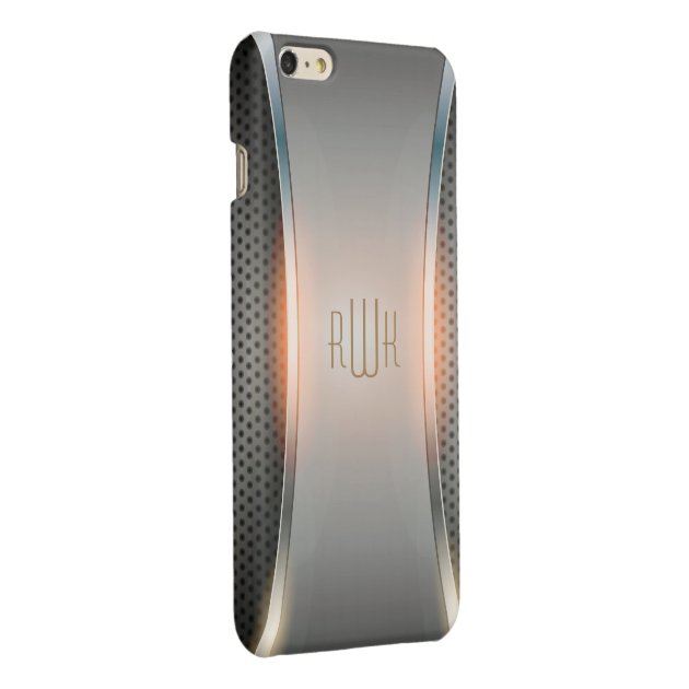 Stylish Monogram | Men's Professional Cover Gifts Glossy iPhone 6 Plus Case-2