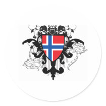 Stylish Norway stickers