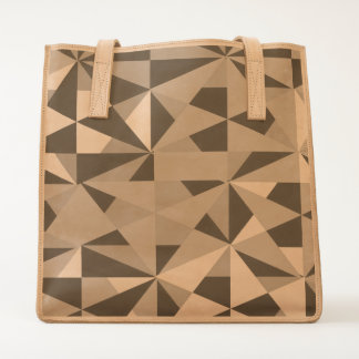 Stylish Optical Illusion Geometric Patterned Tote