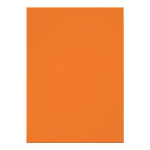 Stylish Orange Damask Bridal Shower Invitation