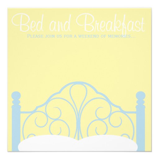 Stylish Ornate Inn Bed Frame Invitations