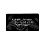 Stylish Paisley/Bandana Pattern Address Label labels