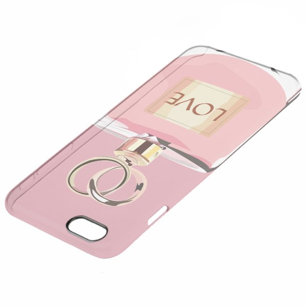 Stylish Perfume Bottle Unique Girly Pink and Gold Uncommon Clearlyâ„¢ Deflector iPhone 6 Plus Case-3