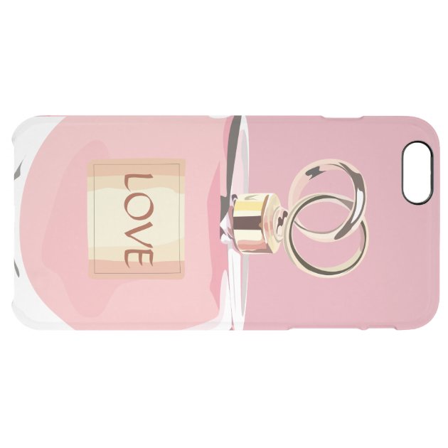 Stylish Perfume Bottle Unique Girly Pink and Gold Uncommon Clearlyâ„¢ Deflector iPhone 6 Plus Case-5