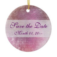 Stylish Pink and Purple Designer Ornament ornament