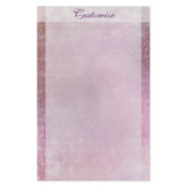 Stylish Pink and Purple Designer Stationery