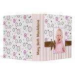 Stylish Pink Baby Scrapbook Binder