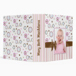 Stylish Pink Baby Scrapbook Binder