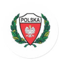 Stylish Poland stickers
