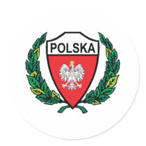 Stylish Poland stickers
