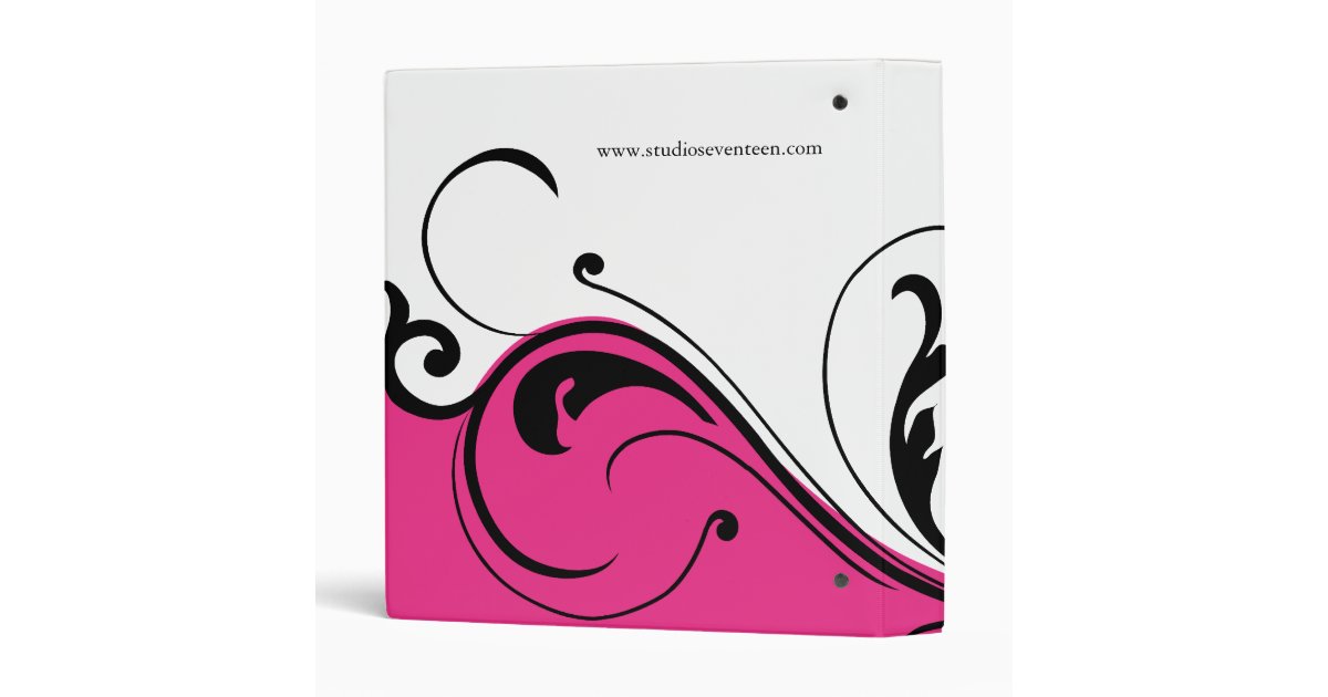 Stylish Portfolio Binder Zazzle