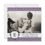 Stylish Purple Birthday Party Invitation