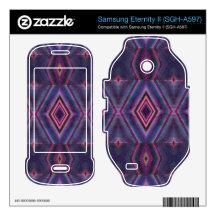 Stylish purple pink pattern samsung eternity II skins