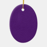 Stylish Purple Printed Pattern. Christmas Tree Ornament