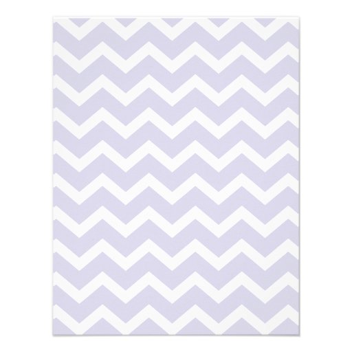 Stylish Purple Zig Zag Chevron Pattern Note Cards Personalized Invites