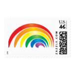 Stylish Rainbow Postage Stamps