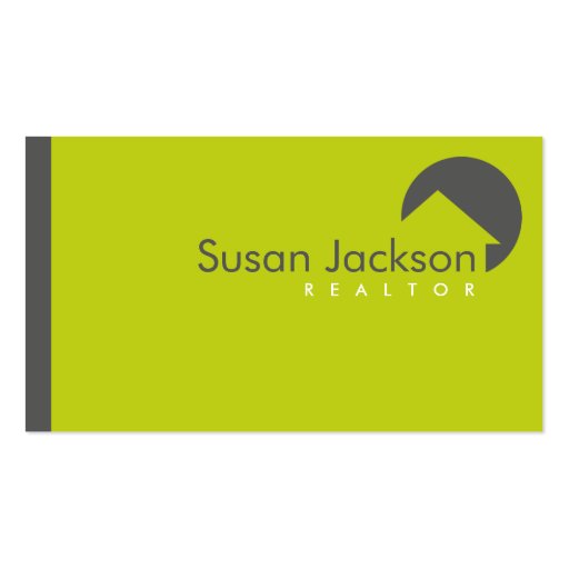 Stylish Realtor Business Card (front side)