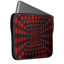 Stylish Red Elegant Chic Classy Mod Computer Sleeves