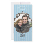 STYLISH SAVE THE DATE CARD :: flourish deluxe 1 Photo Card Template