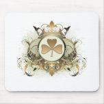 Stylish Shamrock Mouse Mat
