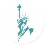 Stylish Statue of Liberty Stickers