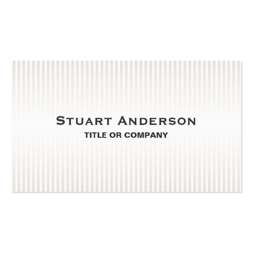 Stylish stripes elegant personal professional business card templates (front side)