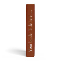 Stylish tiny light brown turbines on purple backgr vinyl binder