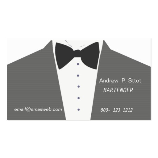 Stylish  Trendy Mens Ware Business Card Template