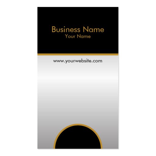 Stylish vertical business card template (front side)