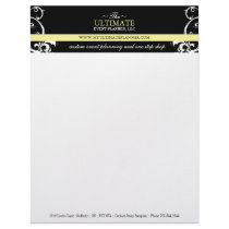 Stylish Wedding Planner Letterhead
