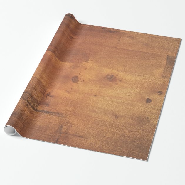Stylish Wood Grain Woodgrain Texture Wrapping Paper 1/4