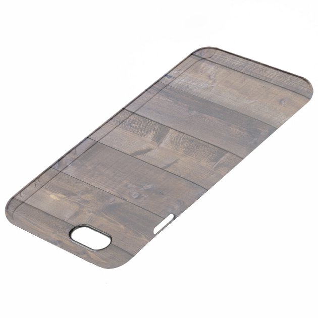 Stylish Wood Look - Nature Wood Grain Texture Uncommon Clearlyâ„¢ Deflector iPhone 6 Plus Case-3