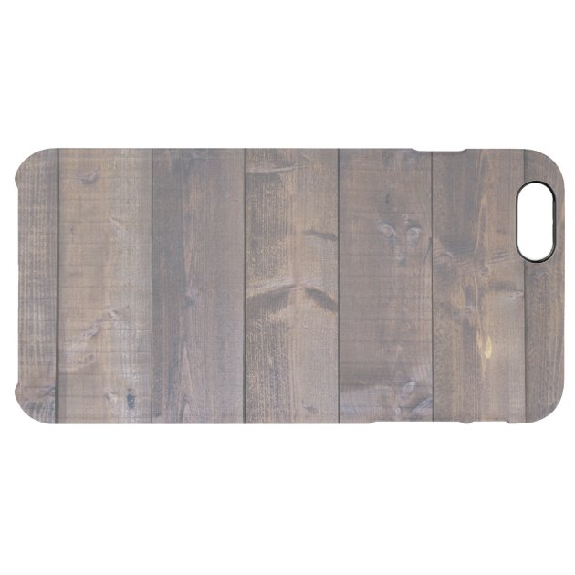 Stylish Wood Look - Nature Wood Grain Texture Uncommon Clearlyâ„¢ Deflector iPhone 6 Plus Case-5