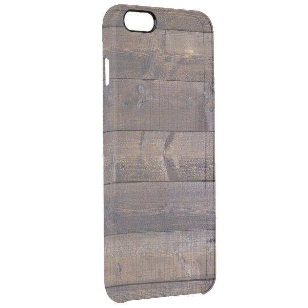 Stylish Wood Look - Nature Wood Grain Texture Uncommon Clearlyâ„¢ Deflector iPhone 6 Plus Case-2