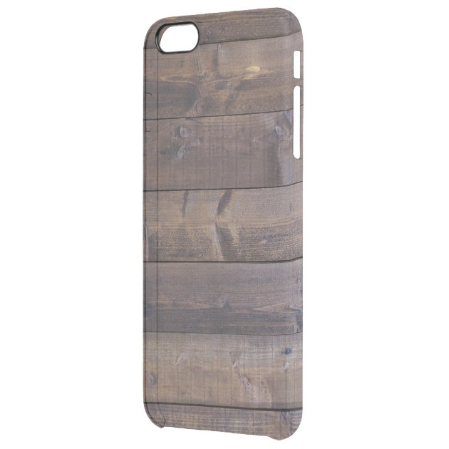 Stylish Wood Look - Nature Wood Grain Texture Uncommon Clearlyâ„¢ Deflector iPhone 6 Plus Case