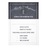 Stylishly Chalked Wedding Response / RSVP Cards invitations