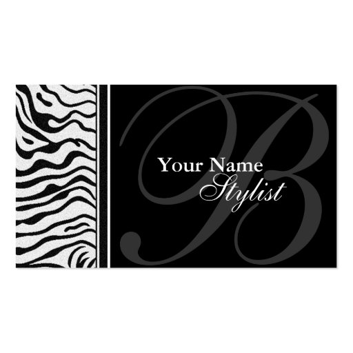 STYLIST  Business Card (front side)