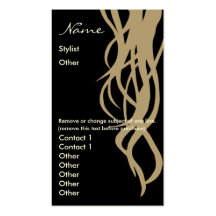 Stylist Business Card two sided- vertical