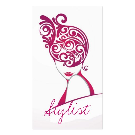 Stylist, Hair, Beauty Salon, Cosmetologist , Spa Business Card