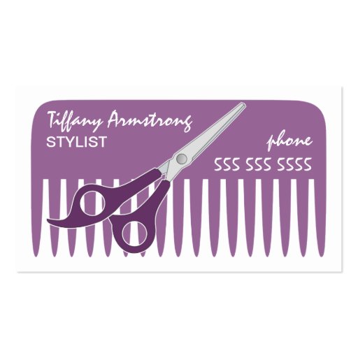 Stylist / Hairdresser Business Cards