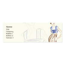Stylist - Skinny Business Card Templates