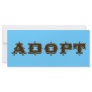 Stylized Adopt Design Custom Rack Card