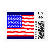Stylized American Flag Postage
