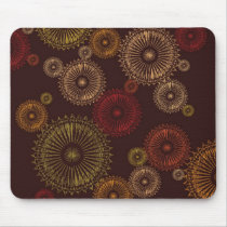 Stylized Background with circles Mousepad