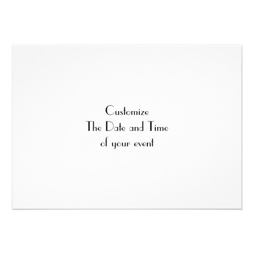 Stylized Bicyclist Design Invitations